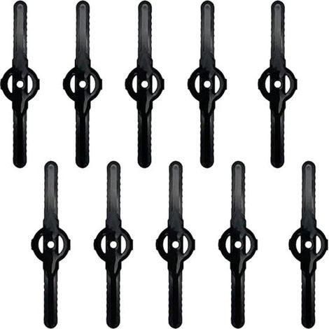 Accesorios para cortacésped – Herramientas eléctricas de jardín, juego de 10 cuchillas de corte de nailon (1/5)