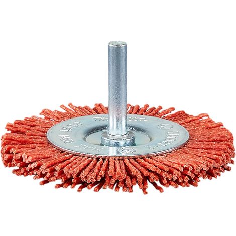 Makita Rundbürste 75 mm, D-45593, Ø 75 mm, Nylon, C80, grob, Rundschaft, max. 4.500 U/min.