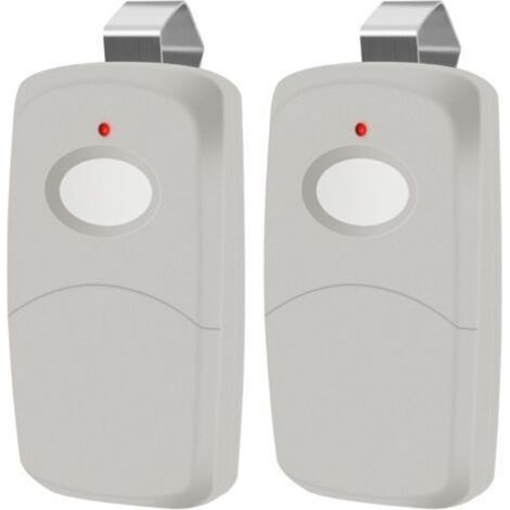 2 Remplacer 3089 Émetteur de télécommande de porte de porte de garage multi-code linéaire, 308911, MCS308911, 10 interrupteur de cadran 300 MHz, gris (1/3)