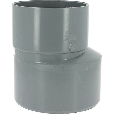 Adequa – Réduction excentrée mâle-femelle PVC Ø200-160 – Raccord d'évacuation – Pour chantiers humides – Installation facile