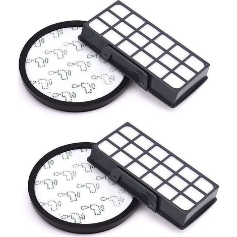 Filtres HEPA pour Rowenta X-Trem Power Cyclonic RO6984EA RO6941EA RO6963EA RO6921EA RO6971EA RO6993EA (Modèle RO69XX) Aspirateurs, Filtre de Rechange Accessoires ZR006001 (Lot de 2) (1/5)