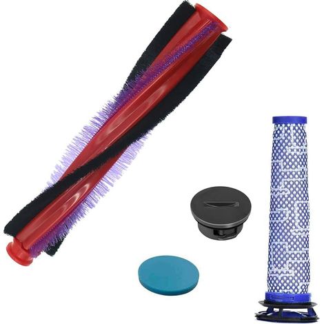 FOREHILL 225mm Brosse Rouleau pour Dyson V6 SV03 Filtre 963830-02 Tête Balai Bouchon 965665-03 DC58 DC59 DC62 Animal Extra Accessoires Pièces Détachées (22,5 cm) (1/5)