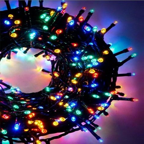 Catena 720 Lucciole LED 41m multicolore Controller 8 Giochi Luce Esterno interno per l' Albero di Natale siepi porticati giardino luminarie Cavo Verde IP44 Decorazioni Luminose risparmio energetico (1/5)
