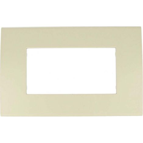 Placca 503 3 Moduli Slim Sabbia Compatibile Living Air SD46003-10 (1/2)