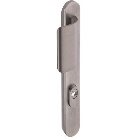 Poignée de porte blindée étroite Secumax Palière Anodinox (7mm/70mm) (1/5)
