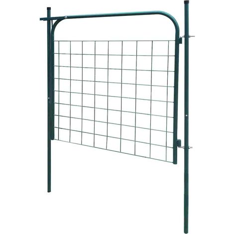 Maison Exclusive - Gartentor 100x100 cm Grün (1/5)