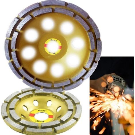 DISCO DIAMANTATO PER MARMO PIETRA CEMENTO Ø18 cm 180mm SMERIGLIATRICE FLEX LARGO
