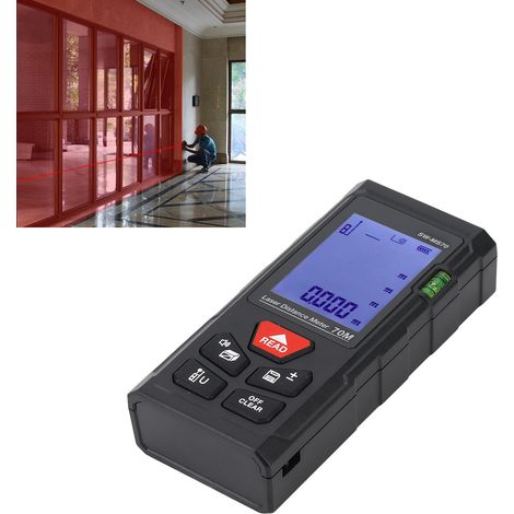 Télémètre laser infrarouge portable, télémètre de haute précision pour la construction SW-MS70 (portée de mesure de 70 m) (1/5)