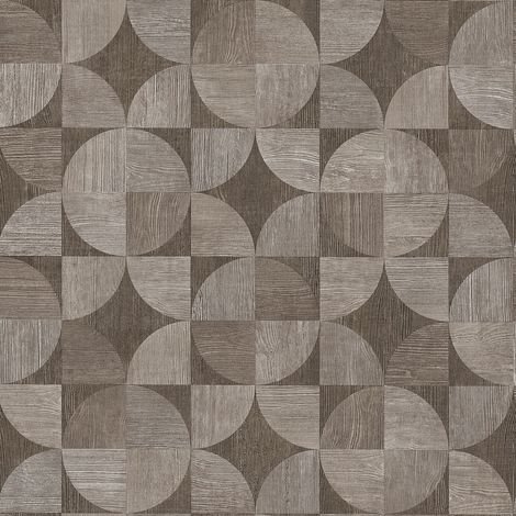 BRICOFLOR Papier peint design Papier peint luxe Tapisserie design Papier peint intissé Marron Gris - 10,05 x 0,53 m (1/5)