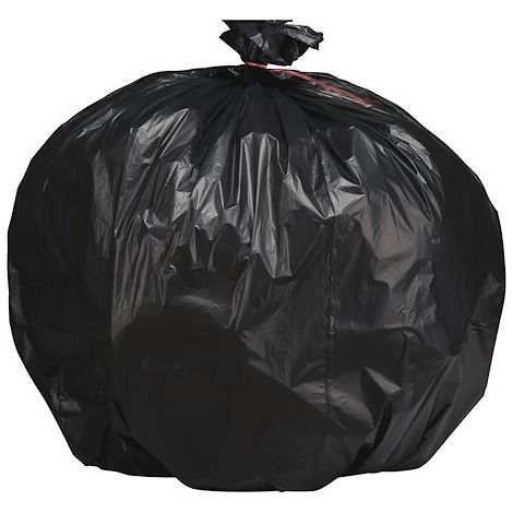 Sac poubelle 100 litres gris économique - Paquet de 200 - Maxiburo