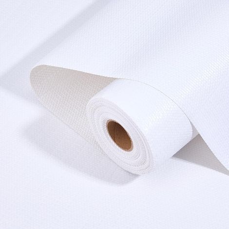 Revêtements d'Étagères 30 cm x 9 m Revêtements de Placards de Cuisine Blanc Revêtement Non Adhésif Antidérapant pour Étagères Placard Rangement pour Cuisine Armoire Garde-Manger (1/5)
