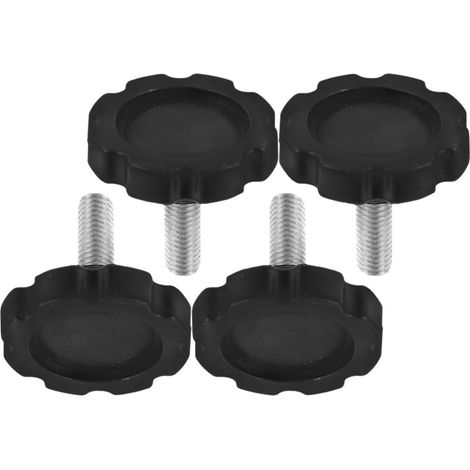 4 Pièces Pièces de Rechange Vis à Bouton M8 pour Parasol de Terrasse en Acier et PP, Boulon de Parapluie Robuste Facile à Installer et Stable pour Fête Extérieur (1/5)