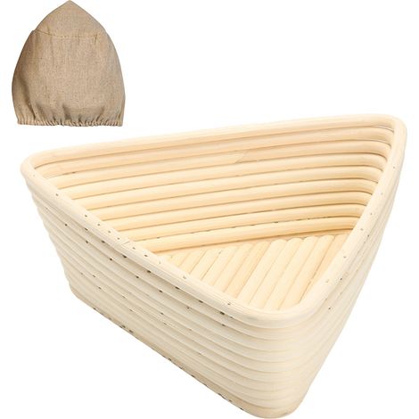 Panier à Pâte en Osier Naturel avec Doublure pour Fermentation du Pain (1/5)