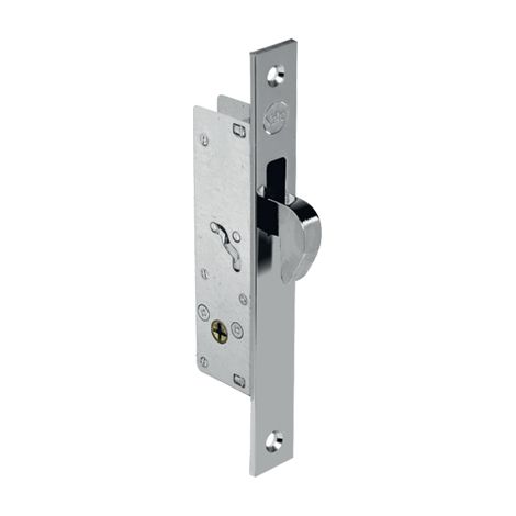 SERRATURA MONTANTE INFILARE YF15 YALE  B.Q NICH F.MM 16 C/SPILLO GANCIO E.MM 20