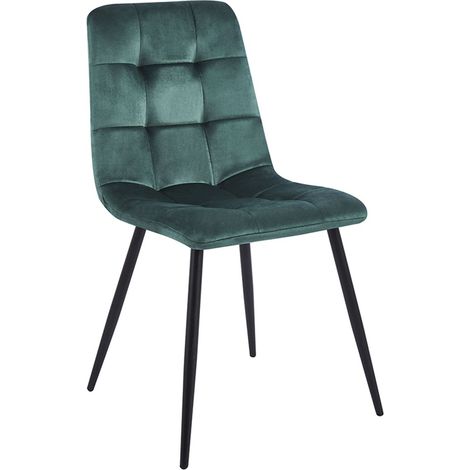 Sillas Comedor - Silla Stuhl Terciopelo - Verde