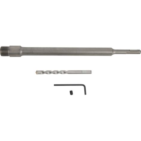Adaptateur tige foret 220mm rond haute résistance, convertisseur remplacement pour scie cloche, mandrin perceuse, accessoire robuste (1/5)