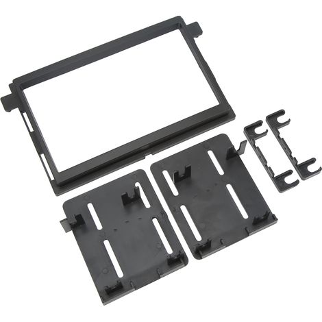 Kit installation façade autoradio tableau de bord pour Ford Explorer 2006-2010, plastique ABS, 1 cadre et 4 accessoires (1/5)