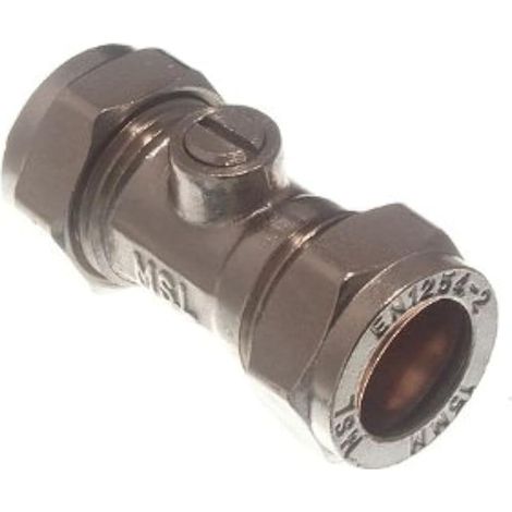One Stop DIY Vanne d'arrêt isolante pour tuyau 15 mm