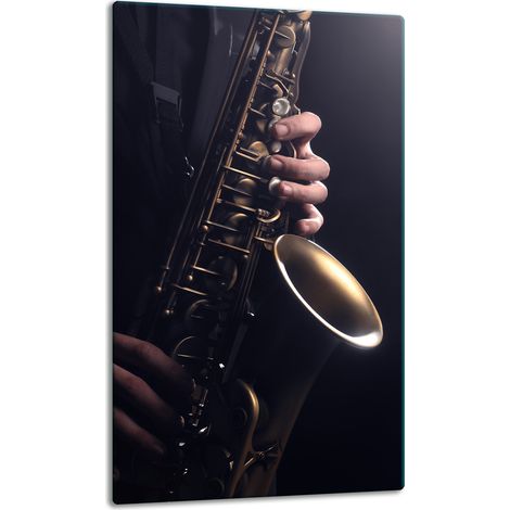 GLASPLATTE, TISCHPLATTE 30x52 MUSIK (1/5)