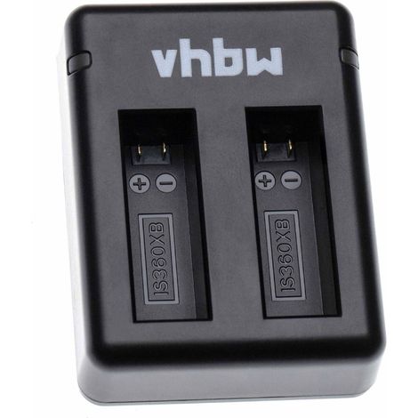 vhbw Dual Micro-USB + USB-C Ladegerät kompatibel mit Insta360 One X Kamera - Ladeschale + Micro-USB Kabel Ladeanzeige (1/3)