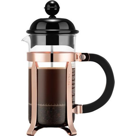 Cafetière à piston BODUM Chambord 3 tasses 0,35 L noir et cuivre 1913-18-01-1 (1/2)