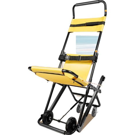 Sedia pieghevole per scale, portata massima 159 kg (350,53 libbre), realizzata in lega di alluminio resistente e dal design salvaspazio. (1/5)