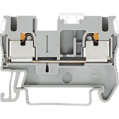Phoenix Contact – Connecteur de rail DIN rouge ZUG PT 2.5 – Section de câble 0,2 à 2,5 mm² – Courant nominal 32A – Montage sur rail DIN 35mm