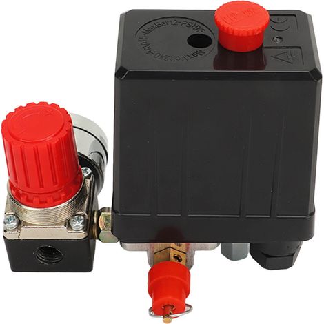 Pressostat automatique 3 en 1 à connexion rapide pour compresseur d'air, contrôle précis, vanne de régulation 1/4 po (1/5)