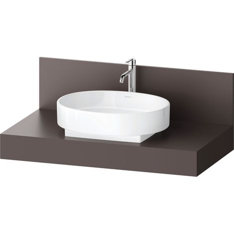 Console Balcoon Duravit rectangulaire, 1 découpe au centre , (1/5)
