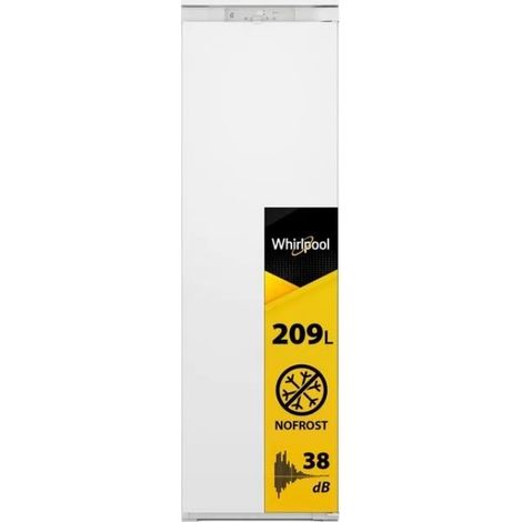 Whirlpool Congelatore verticale - WHSD18F073C1. Capacità netta congelatore: 209 L, Classe climatica: SN-T, Capacità di congelamento: 21,5 kg/24h, Emissione acustica: 38 dB, Punteggio: 4, Sistema N... (1/5)