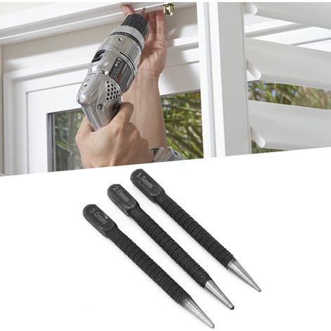 3-teiliges Set Körner- und Markierungswerkzeuge für Holz, Kombinationsmarkierer zum Bohren und Positionieren (1/5)