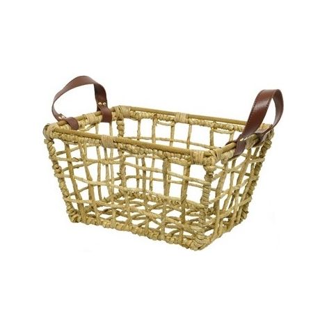 CESTINO DI MAIS INTRECCIATO 46X36XH23CM RETTANGOLA