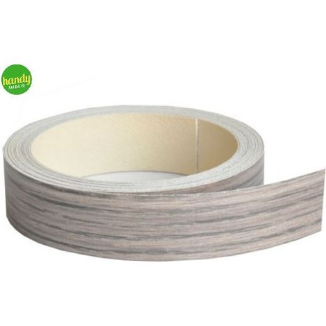 Bordo adesivo Kimono 500 x 2,4 cm rovere grigio