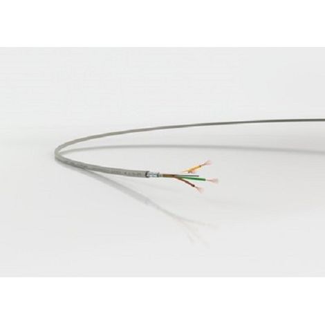 Lapp 10 Meter 0034402 LiYCY geschirmte Steuerleitung 2x0,25 mm² I PVC Datenleitung grau I LED Verbindungsleitung I Steuerkabel 2 adrig für Schaltschränke