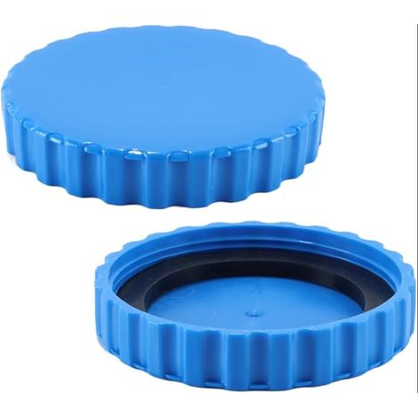 Kit de fermeture d'hivernage pour piscines, 2 pièces, avec joints assortis, résistant au gel et étanche (1/5)