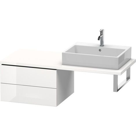 L-CUBE mobile consolle basso 400x620x547mm noce scuro