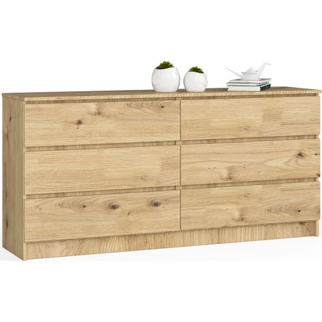 Commode : 2 Tiroirs, 2 Portes, Gris, Noir, 104 × 83 × 39 cm, poignées dorées (1/4)
