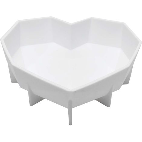Moule à Chocolat en Forme de Cœur en Silicone Diamant pour Pâtisserie Maison (1/5)