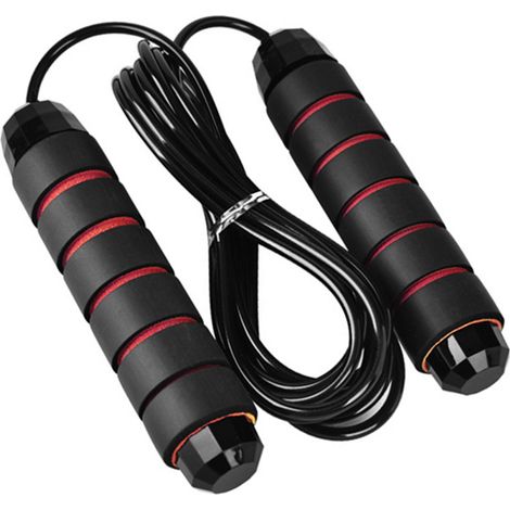 Corde à sauter réglable, fil d'acier pour sport, Fitness, 9,8 pieds (1/5)