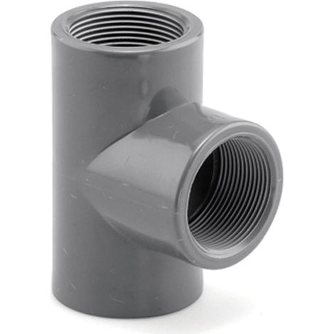 TE 90º PVC PRESION ROSCADO 11/2"