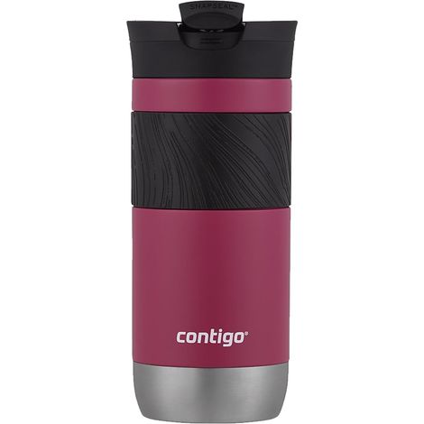 isotherme, en inox avec fermeture Snapseal, mug à café à emporter, 100% étanche, couvercle compatible lave-vaisselle, sans BPA, conserve au chaud jusqu’à 6 heures, 470 ml (1/5)