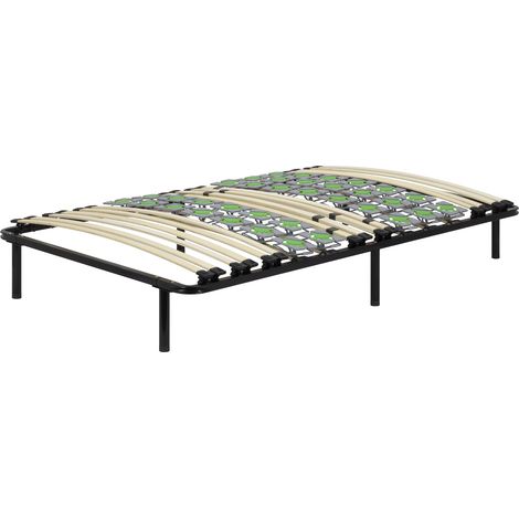 i-flair Tellerlattenrost auf Füßen, Gästebett Ergo IF55 mit Tellerfedern und Stauraum - für alle Matratzen und Betten geeignet 100x200 cm (1/5)