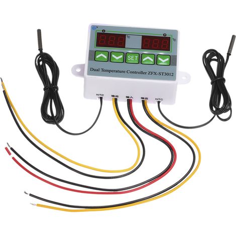 ZFX-ST3012 220V/1500W Intelligenter digitaler Mikroprozessor-Temperaturregler mit Dual-Display, elektrischem Thermostat und Temperaturregler