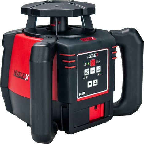 Laser de construction horizontal Levelfix 860H faisceau rouge avec récepteur mm - NETIM - 554810 (1/4)