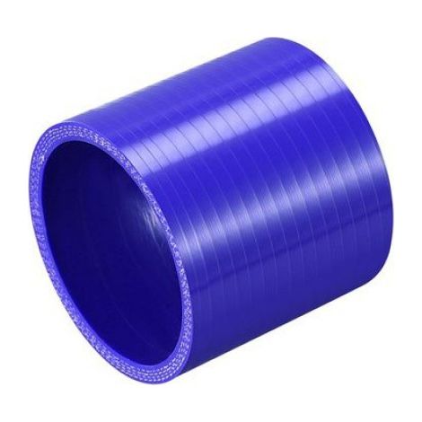 Coupleur de tuyau droit en silicone Bleu 80 mm 8 cm GAINE DE PROTECTION (1/5)