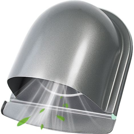 Hotte, sortie d'air murale extérieure, accessoires d'air frais, évents, couvercle de tuyau d'échappement, capuchon de pluie en U en acier inoxydable (1/5)