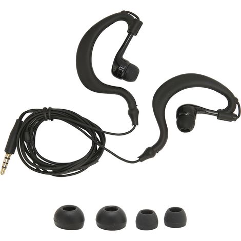 Casque filaire supra-auriculaire étanche, réduction de bruit, écouteurs sportifs confortables avec micro et cache-oreilles, prêt à l'emploi. (1/5)
