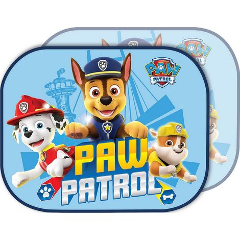 Coppia di tendine laterali rettangolari auto azzurre bambino (1/5)