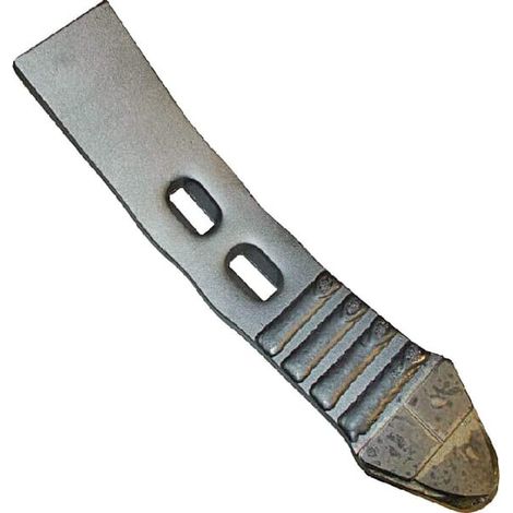 Grubberspitze 382x70x20mm gehärtet gekrümmt 2 Löcher passend für Universal UNIVERSAL CP34570CN
