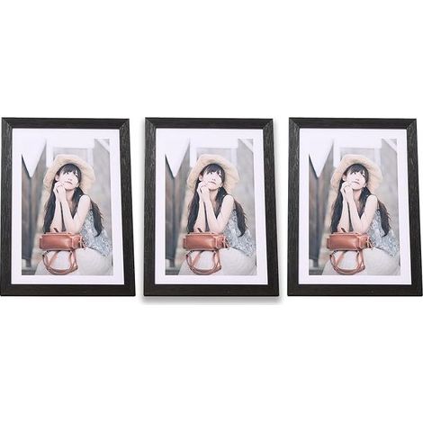 cadre photo 15x20 cadre 15x20 cadre photo mural cadres photo 15x20 cm Photos et Tableaux murales ou de table Noir (1/5)